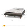 Cama Europea CIC 2 Plazas Balance + Almohadas Viscoelásticas