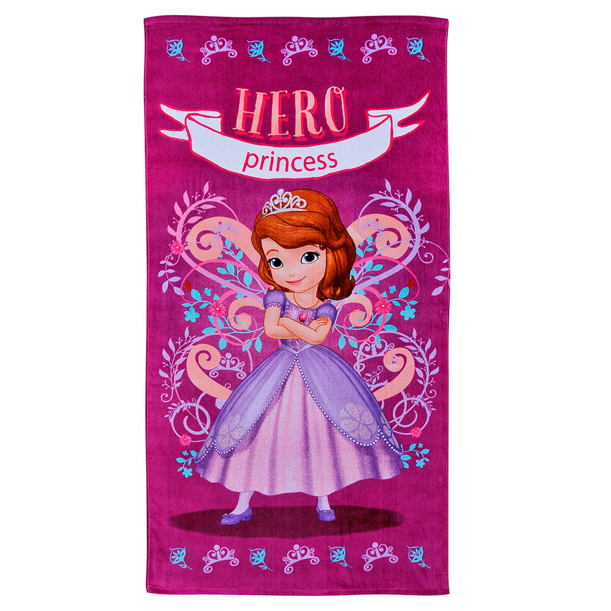 Toalla de Playa Infantil Disney Princesa Sofia 70 x 140 cm