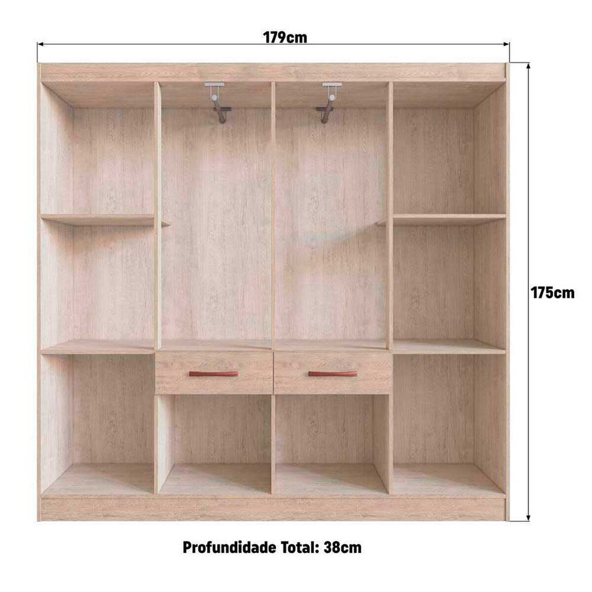 Cl&oacute;set Altavision 588008 8 Puertas 2 Cajones Arena