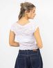 Polera Asimétrica Encaje Mujer Icono