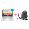 Combo Notebook HP 14-dq5017la Core i3 12GB 512GB SSD 14" + Kit Mochila Notebook + Audífonos + Mouse