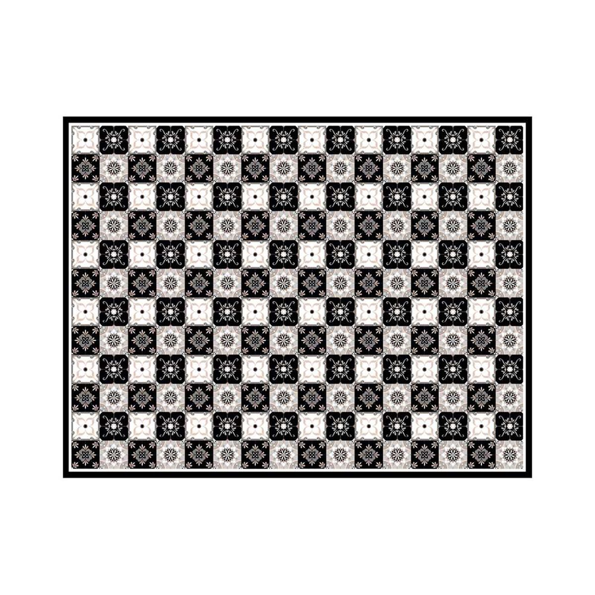 Alfombra Davanti Baldosa Clasica Gris 140 x180 Baldosa Clasica Gris