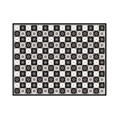 Alfombra Davanti Baldosa Clasica Gris 140 x180 Baldosa Clasica Gris