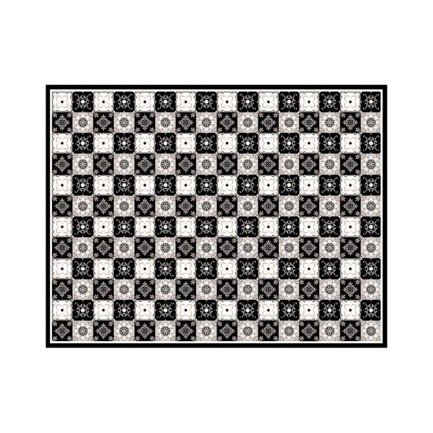 Alfombra Davanti Baldosa Clasica Gris 140 x180 Baldosa Clasica Gris