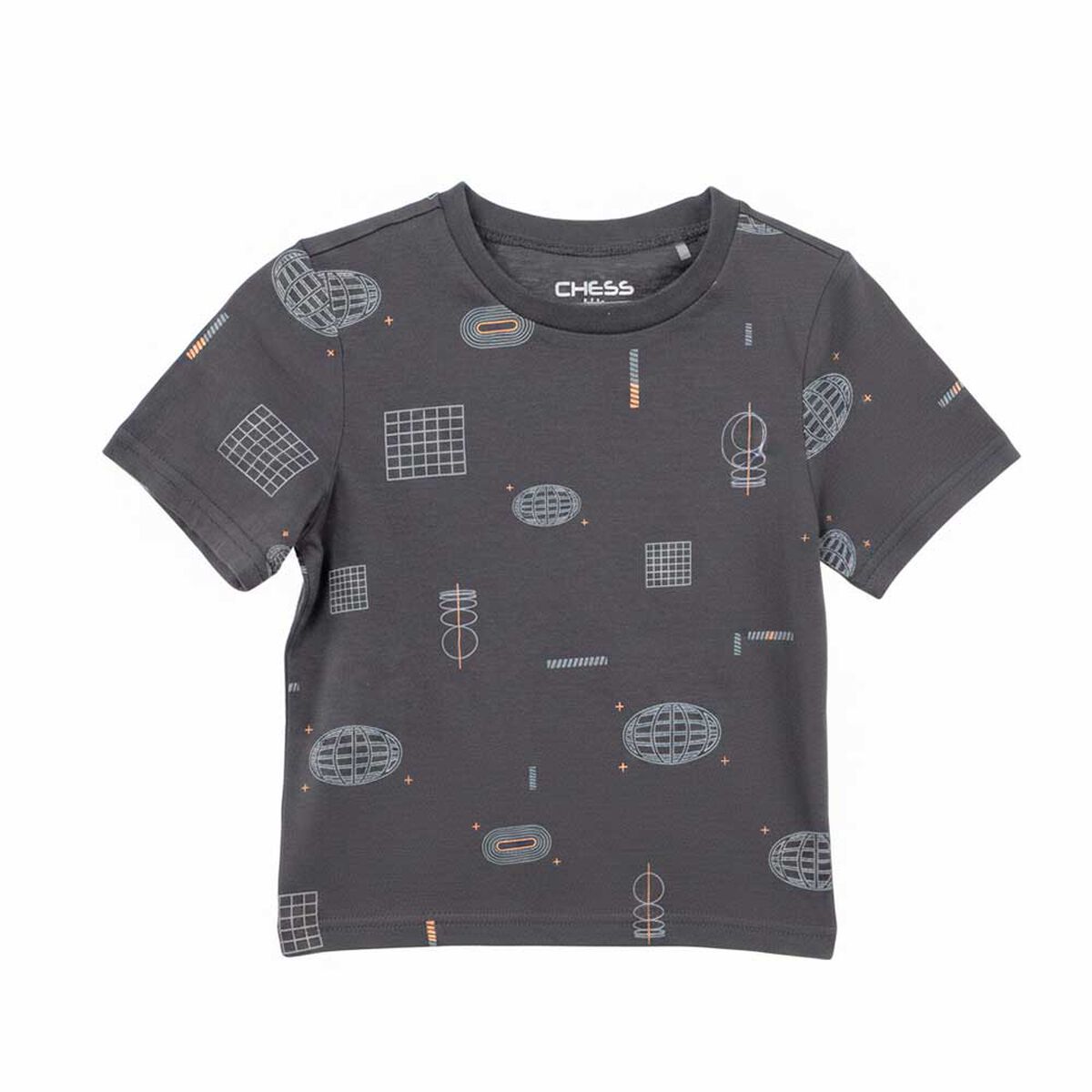Polera Manga Corta Ni&ntilde;o Chess