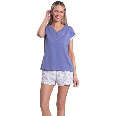 Pijama Short Estampado Love Mon Amour