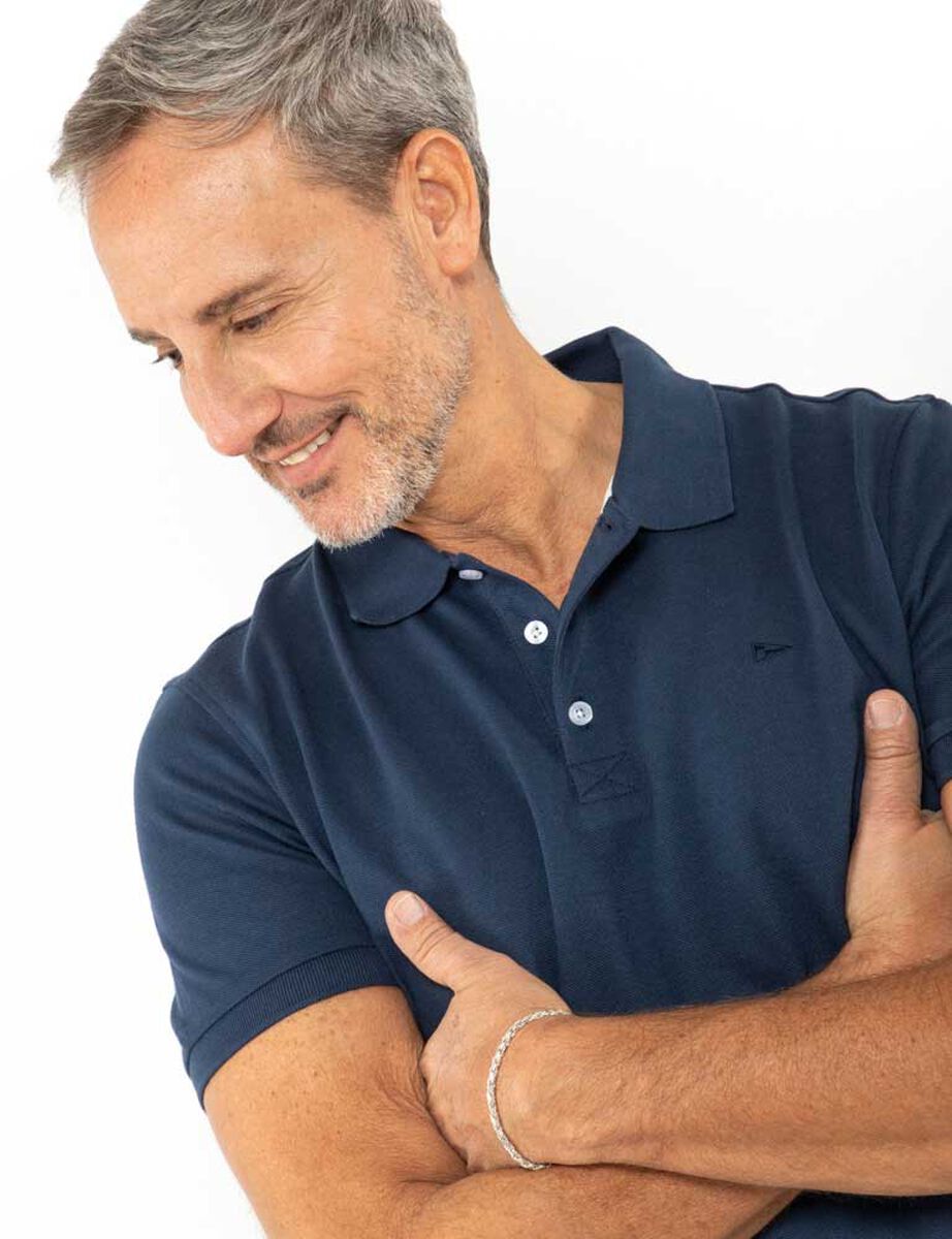 Polera Piqué Manga Corta Hombre Portman Club