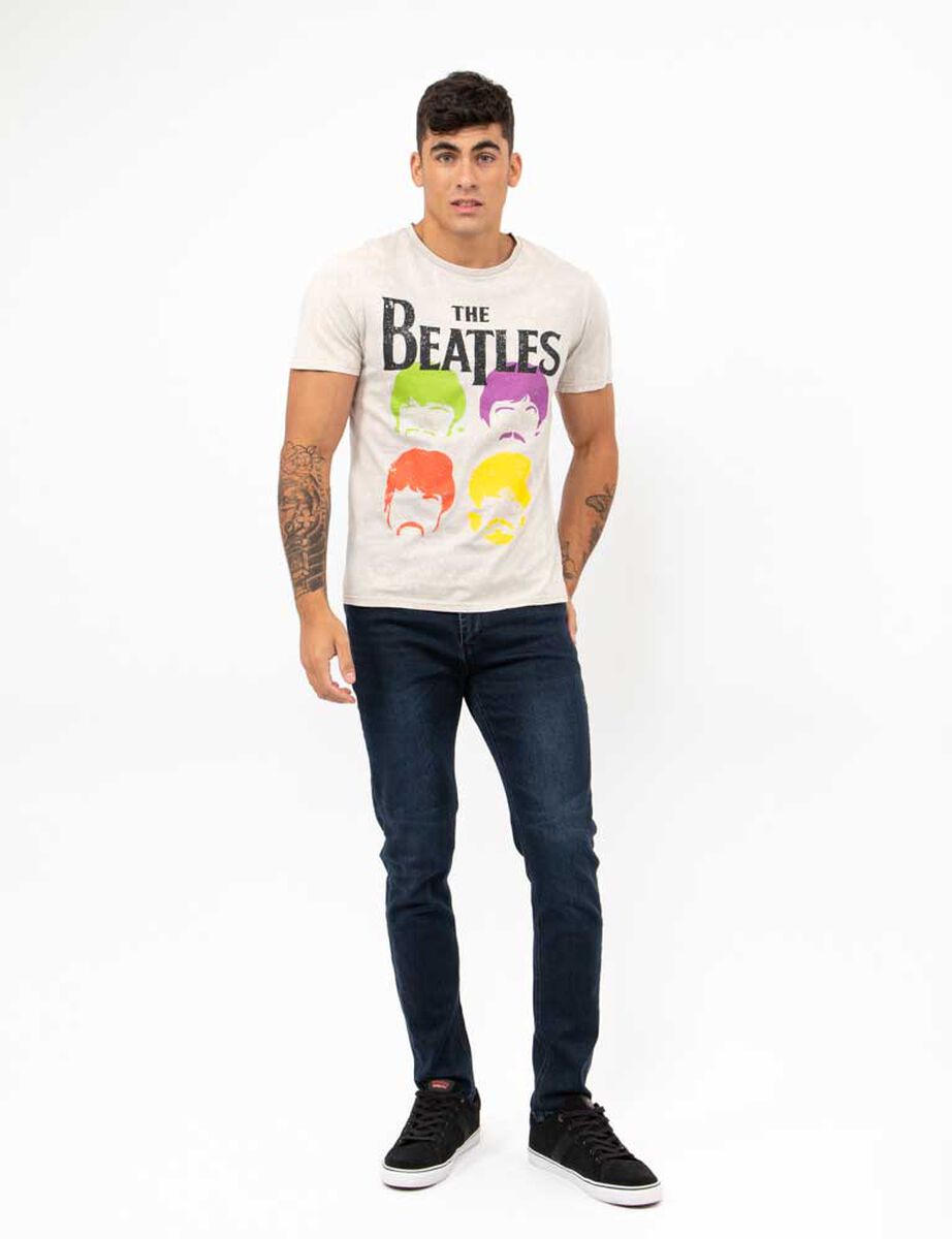 Polera The Beatles Hombre Fiorucci