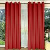 Combo Cortinas Doral Emilia 220 x 140 cm Rojo