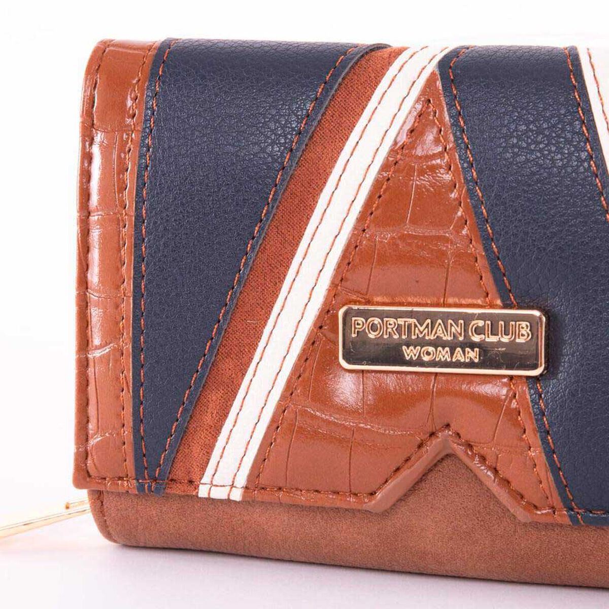 Billetera Ecocuero Camel Portman Club