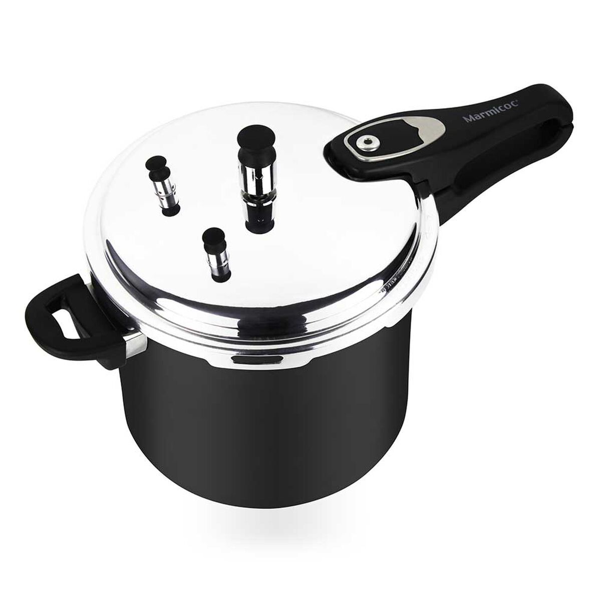 Olla a Presión Aluminio Marmicoc Fast Negro 5,7 lt