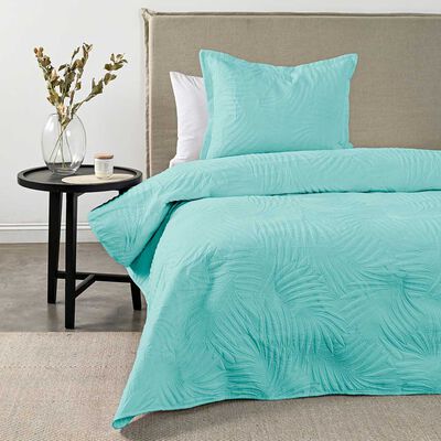 Quilt American Family 1.5 Plazas Marquis Aqua