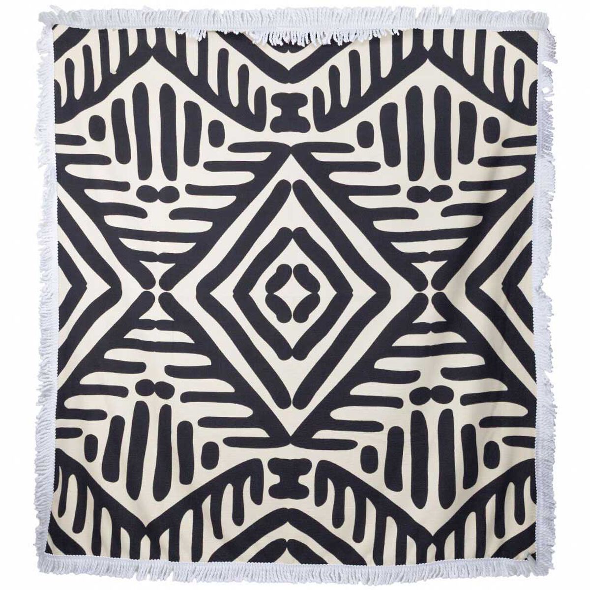 Toalla de Playa Cuadrada con Flecos Casanova Fez 150x140 cm