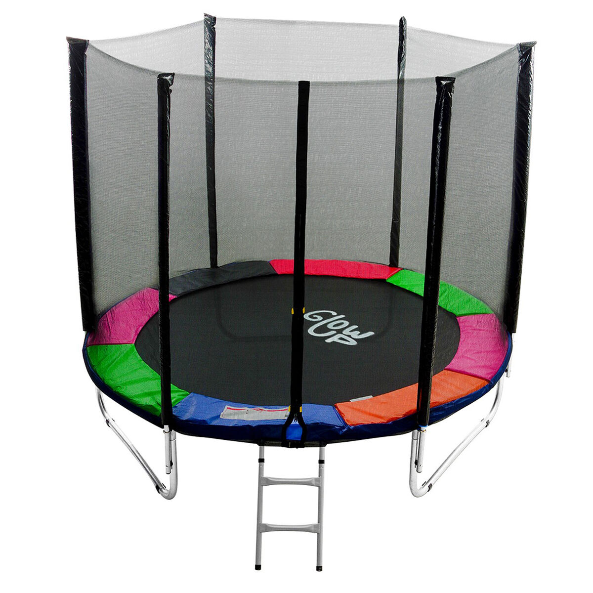Cama Elástica 8ft + Malla y Escalera