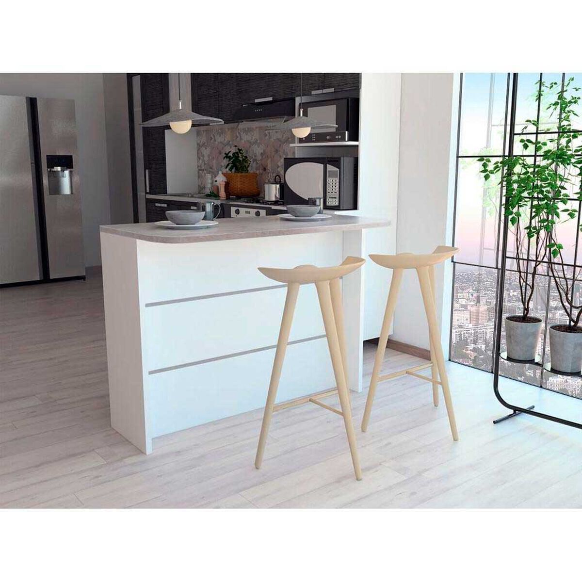 Mueble cocina Tuhome, Barra auxiliar BBT3837