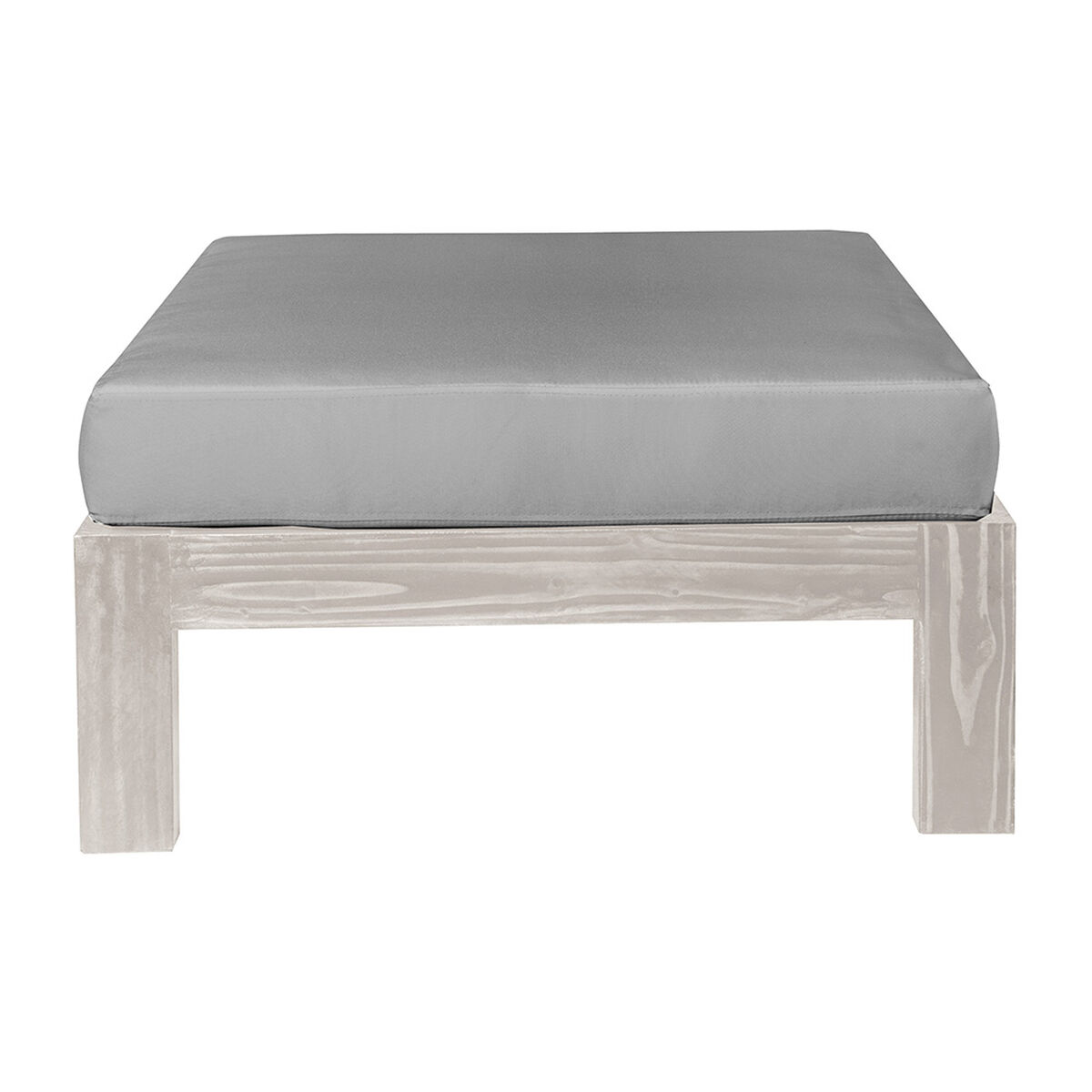 Pouf para Terraza Innovamuebles Laurel 1 Cuerpo Gris Perla 