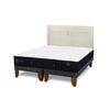 Cama Europea CIC Base Dividida King Premium + Respaldo Milan Alpino