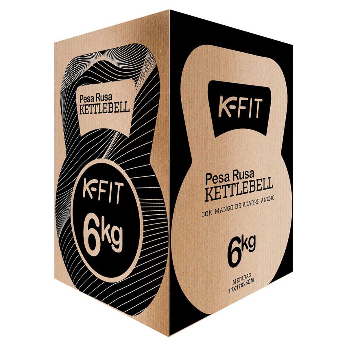 Pesa Rusa Kettlebell 6kg K-fit