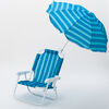 Silla de Playa Niño con Quitasol Rayas