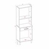 Mueble para Microondas Casanova 4 Puertas White