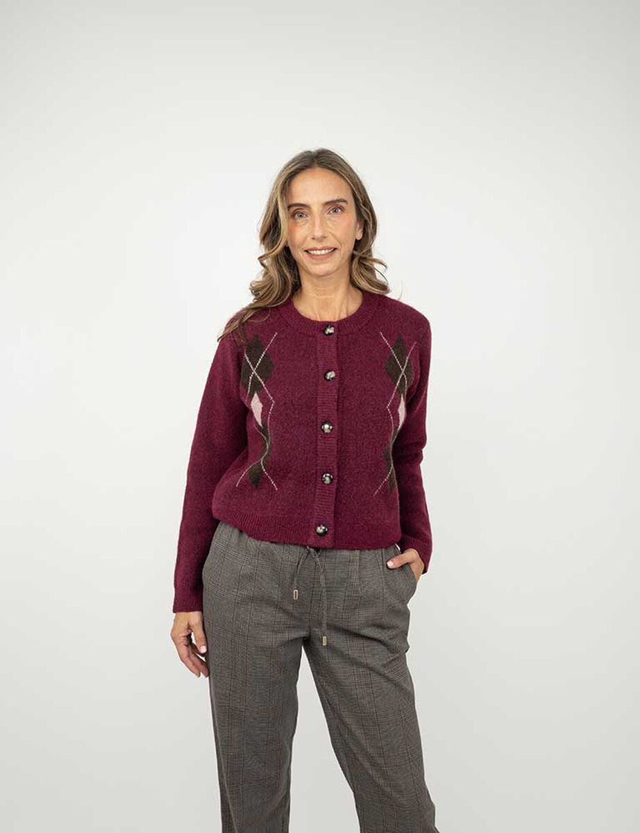 Sweater Botones Mujer Portman Club