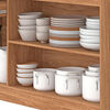 Mueble Base Cocina Vekkahome Alba 3 Puertas Caf&eacute;