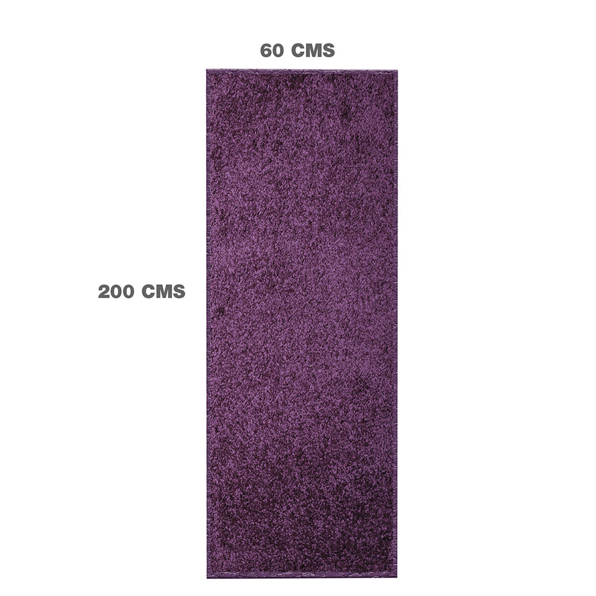Pasillo Doral Shaggy 200 x 60 cm Purpura