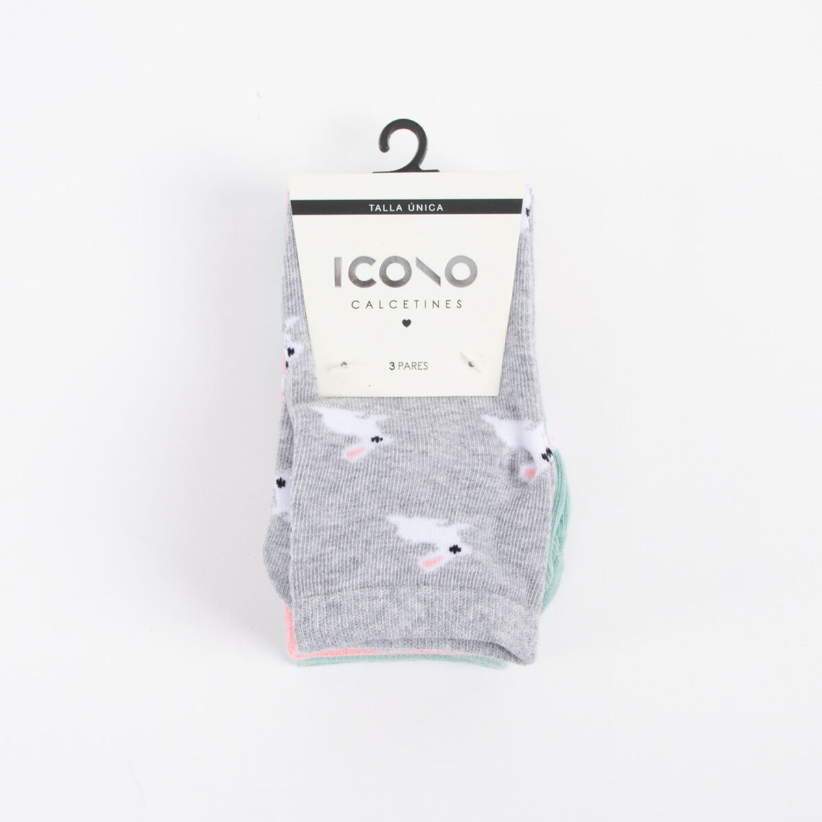 Pack 3 Calcetines Largo Mujer Icono
