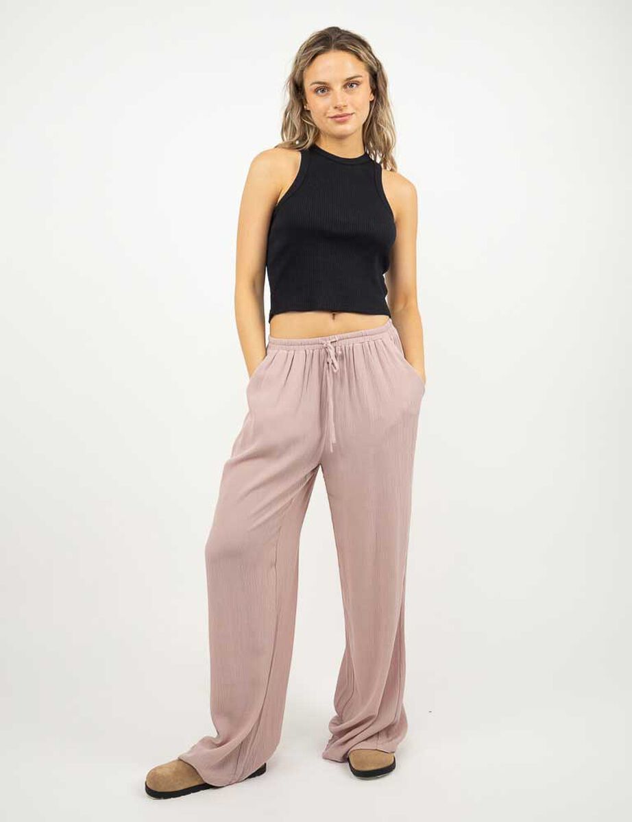 Pantal&oacute;n Cintura Elasticada Mujer Icono