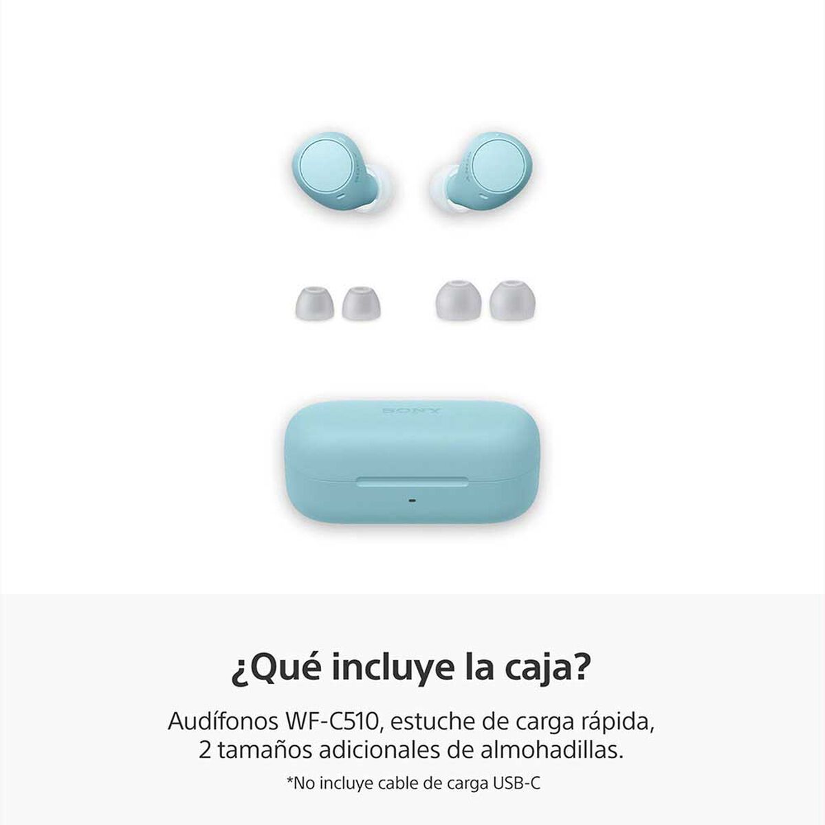 Audífonos Bluetooth In Ear SONY WF-C510/LZ Azul