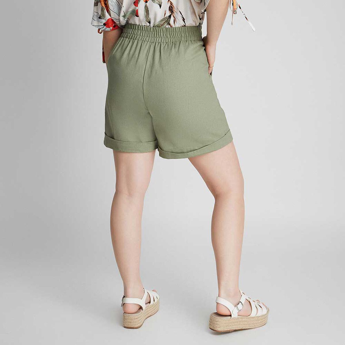 Bermuda Lino Mujer Curvi