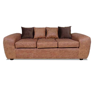 Imagen 1 del producto Sofá Elegant Detail Houston 3 Cuerpos Tostado