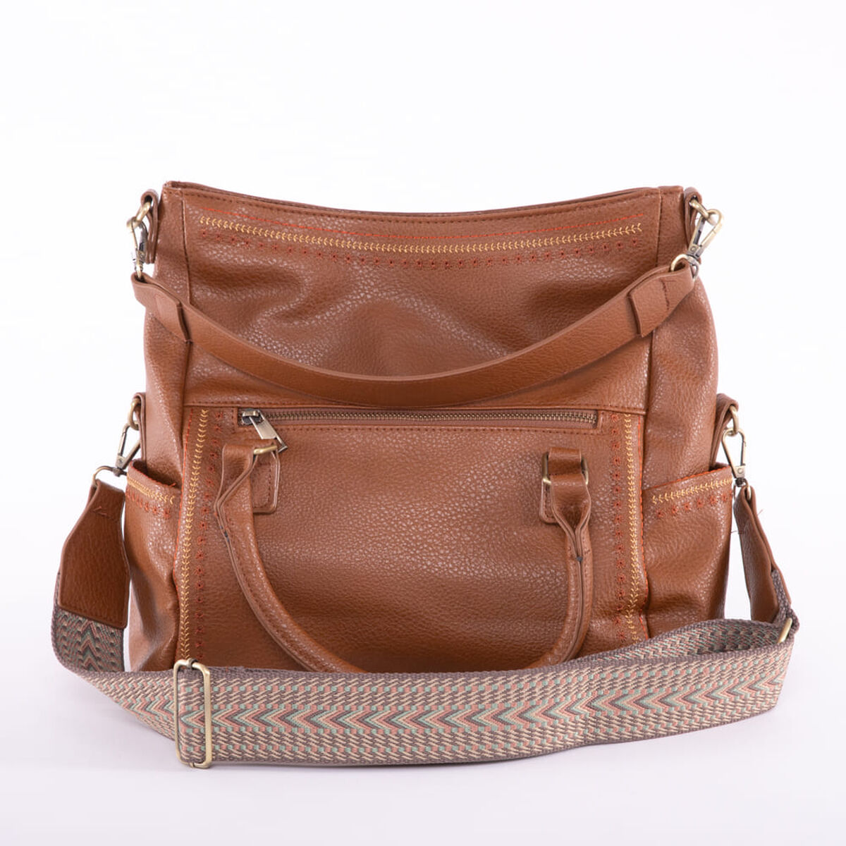 Cartera Ecocuero Brown Alma
