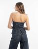 Blusa Strapless Denim Mujer Icono