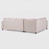 Sofá Seccional Izquierdo Living Factory Dubai 5 Cuerpos Beige