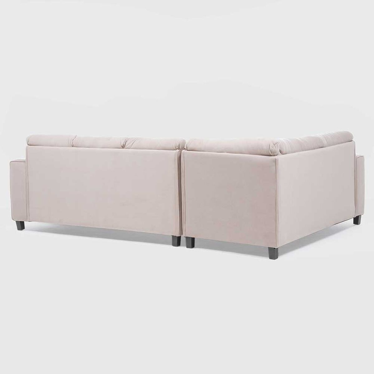 Sofá Seccional Izquierdo Living Factory Dubai 5 Cuerpos Beige