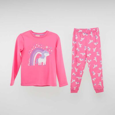 Imagen 2 del producto Pijama Niña Chess Rosado