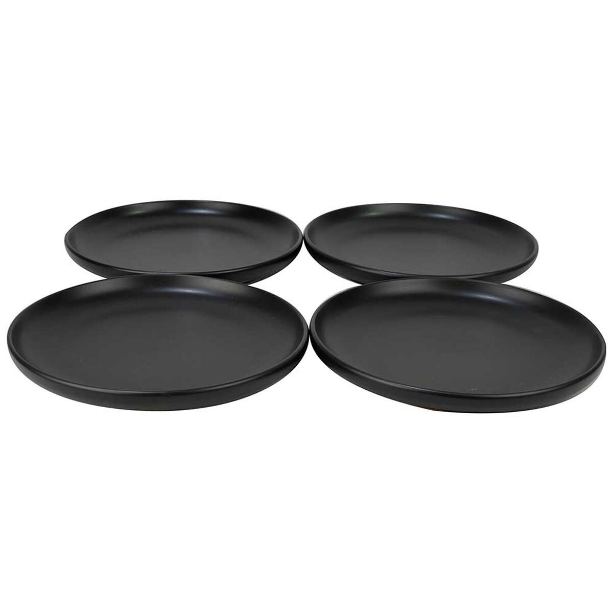 Set 4 Platos de Pan Doral Doral Porto Servo Negro