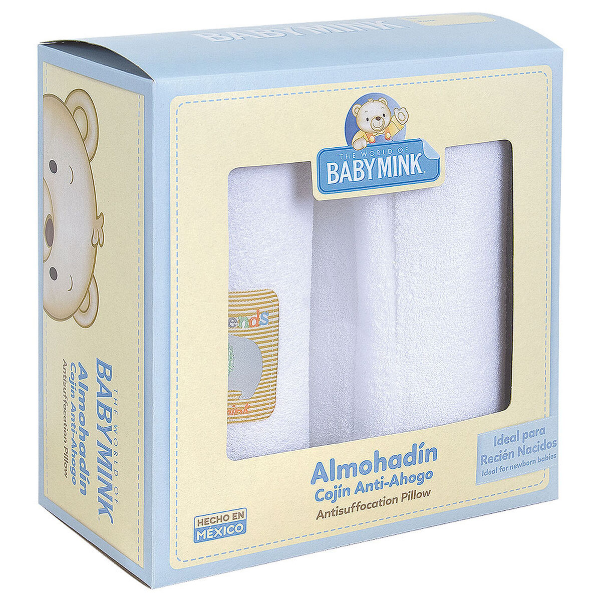 Almohadin Antiahogo Blanco Baby Mink