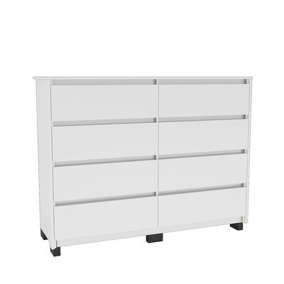 Cómoda Vekkahome Coimbra 8 Cajones Blanco