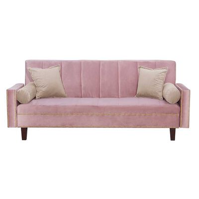 Imagen 1 del producto Futón Black Factory Vanguardia 3 Cuerpos Rosa Beige