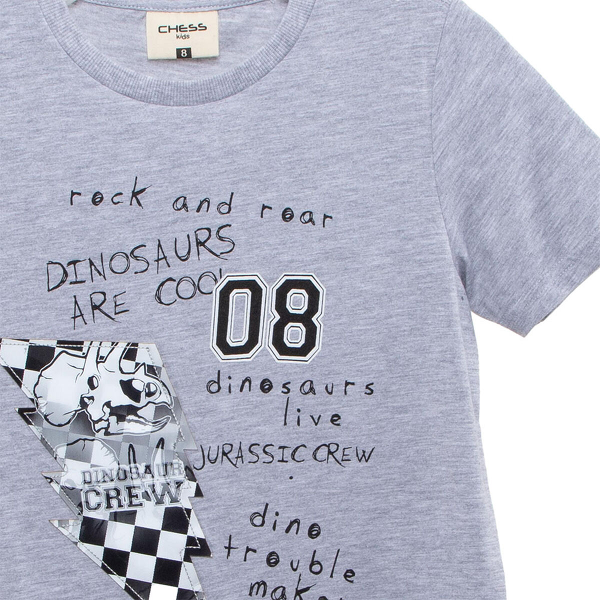Polera Manga Corta Niño Chess