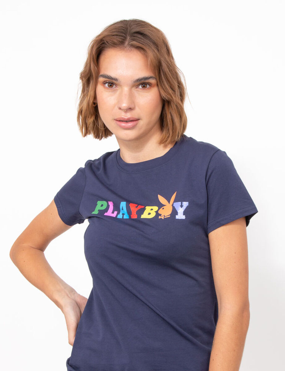 Polera Manga Corta Mujer Playboy