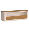 Rack TV Vekkahome Gem Hasta 60" Blanco