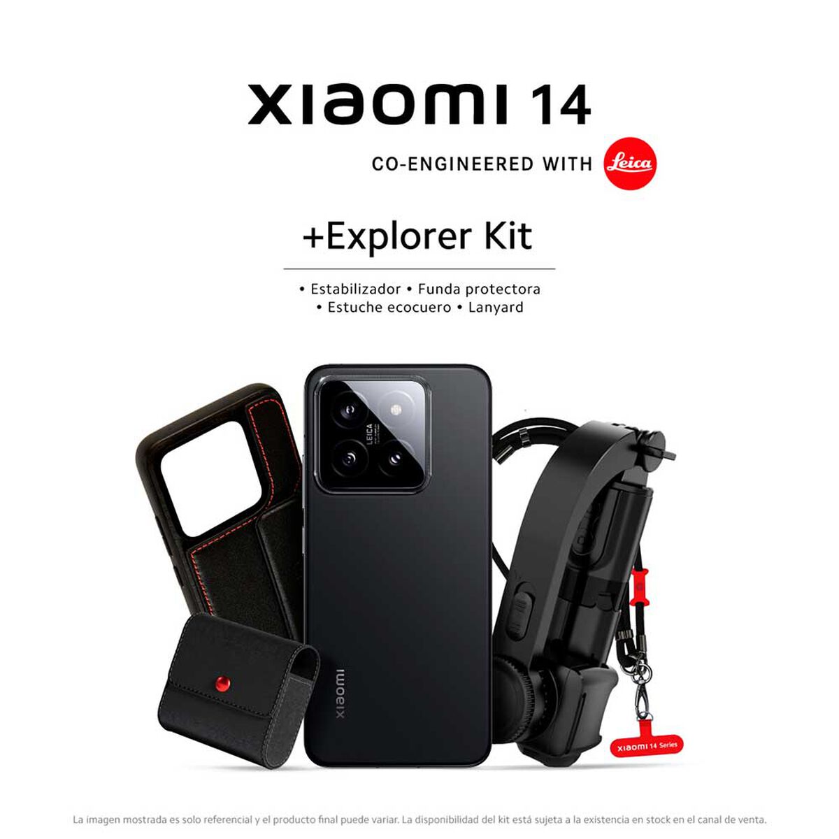Celular Xiaomi 14 512GB 6,3" Black Liberado + Explorer Kit