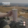 Vaso T&eacute;rmico Tumbler Lhotse Acero Inoxidable con Tapa 1180ml Rosado