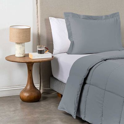 Imagen 2 del producto Plumón Cannon 1.5 Plazas Softwash Gris