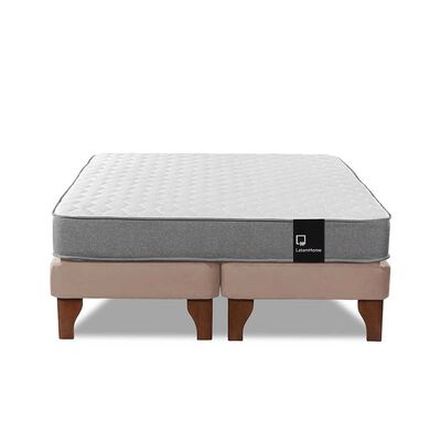 Imagen 2 del producto Cama Europea Latam Home Base Dividida 2 Plazas Zen Best Beige