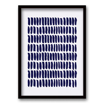 Imagen 1 del producto Cuadro Decorativo Retela Abstracto Azul III 40 x 30 cm