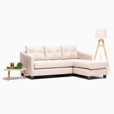 Imagen 2 del producto Sofá Seccional Barra Design Elena Derecho 3 Cuerpos Beige